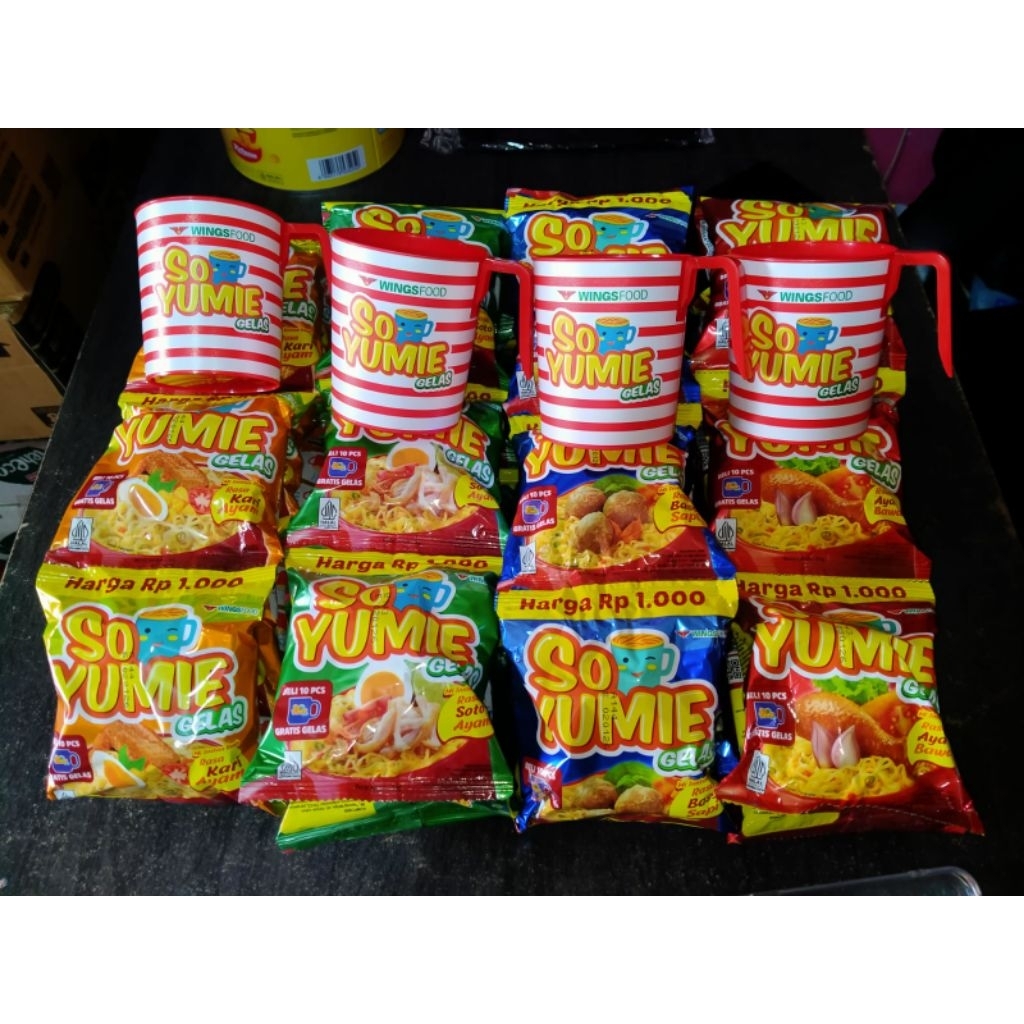

SO YUMIE GRATIS GELAS (1 RENTENG ISI 10)