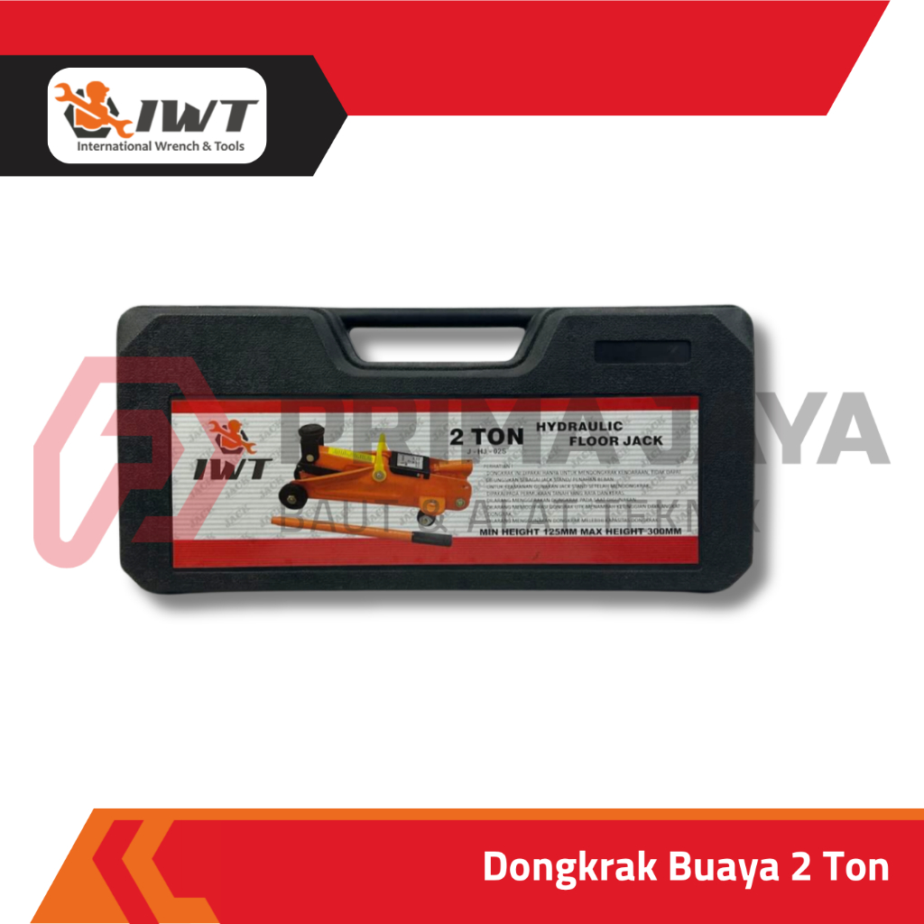 DONGKRAK BUAYA HIDROLIK / HYDRAULIC FLOOR JACK 2 TON IWT