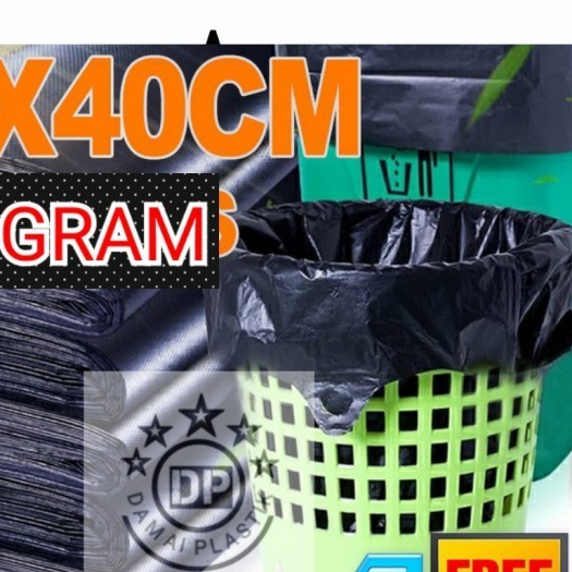 Kantong Plastik Sampah 30x40
