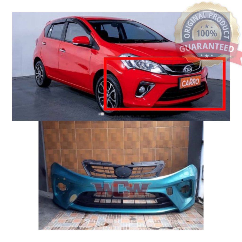 bumper bemper depan sirion 2019 2020 original copotan