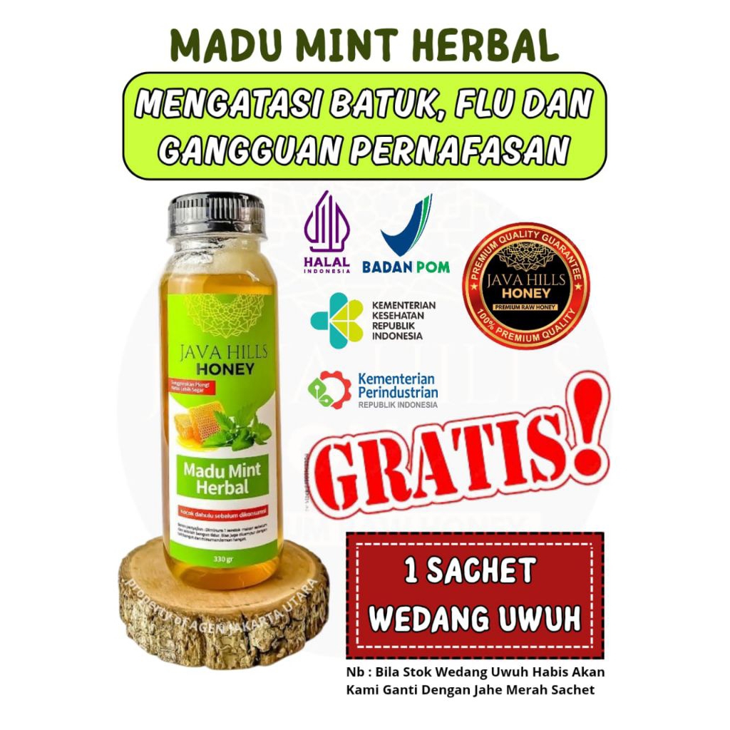 

Java Hills Honey - Madu Batuk Herbal Mengatasi Flu Asma Sariawan dan Gangguan Pernafasan 32Ogr COD..