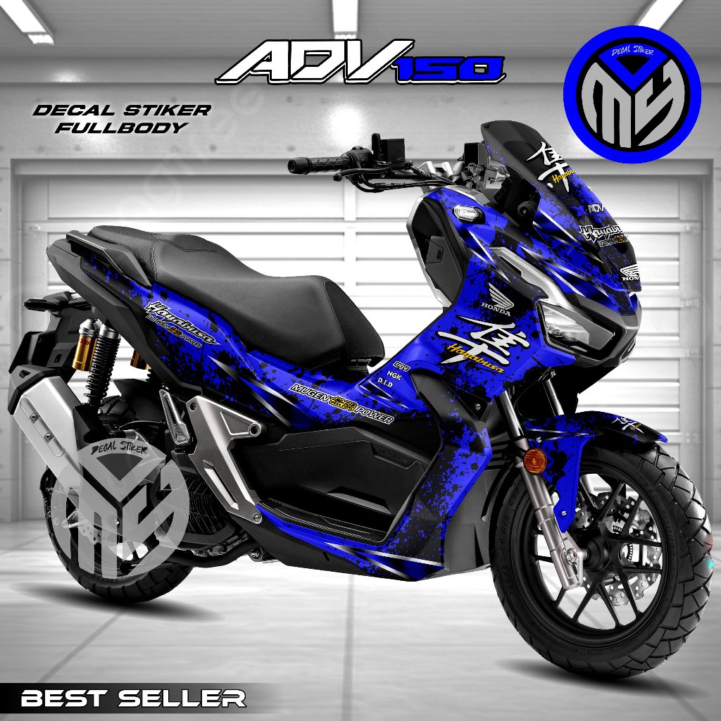 TERBARU Decal Sticker Fullbody Motor ADV 150 - Dekal Stiker ADV 150 Variasi Motor Honda ADV 150