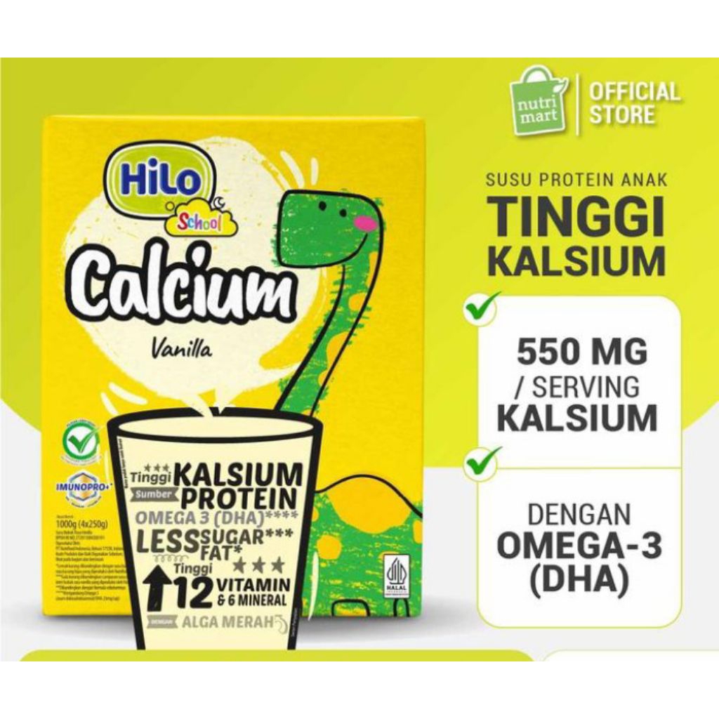 

hilo school vanilla 250 gr tinggi kalsium