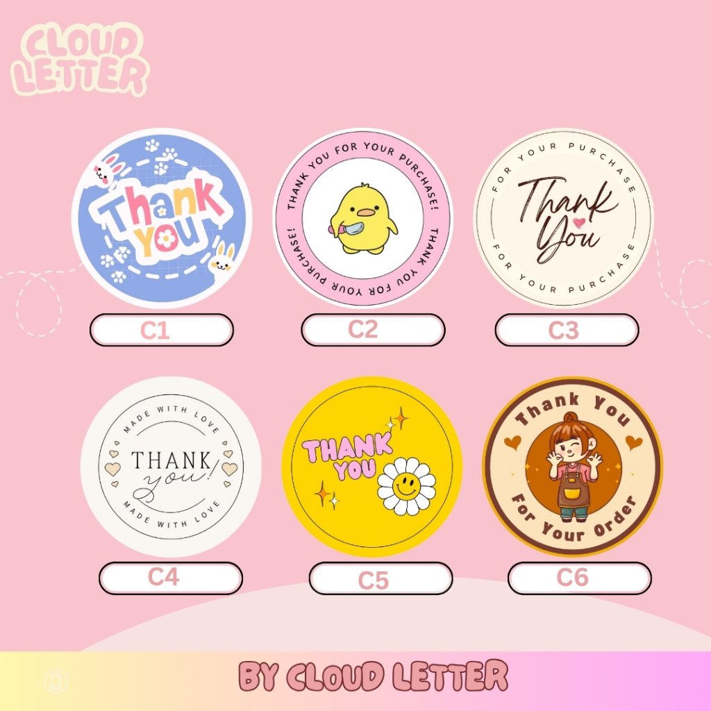 

STICKER LABEL THANKYOU - Sticker Thankyou