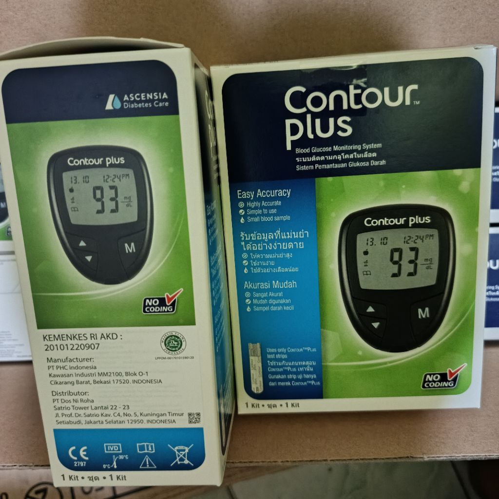 CONTOUR PLUS alat cek gula darah contour plus
