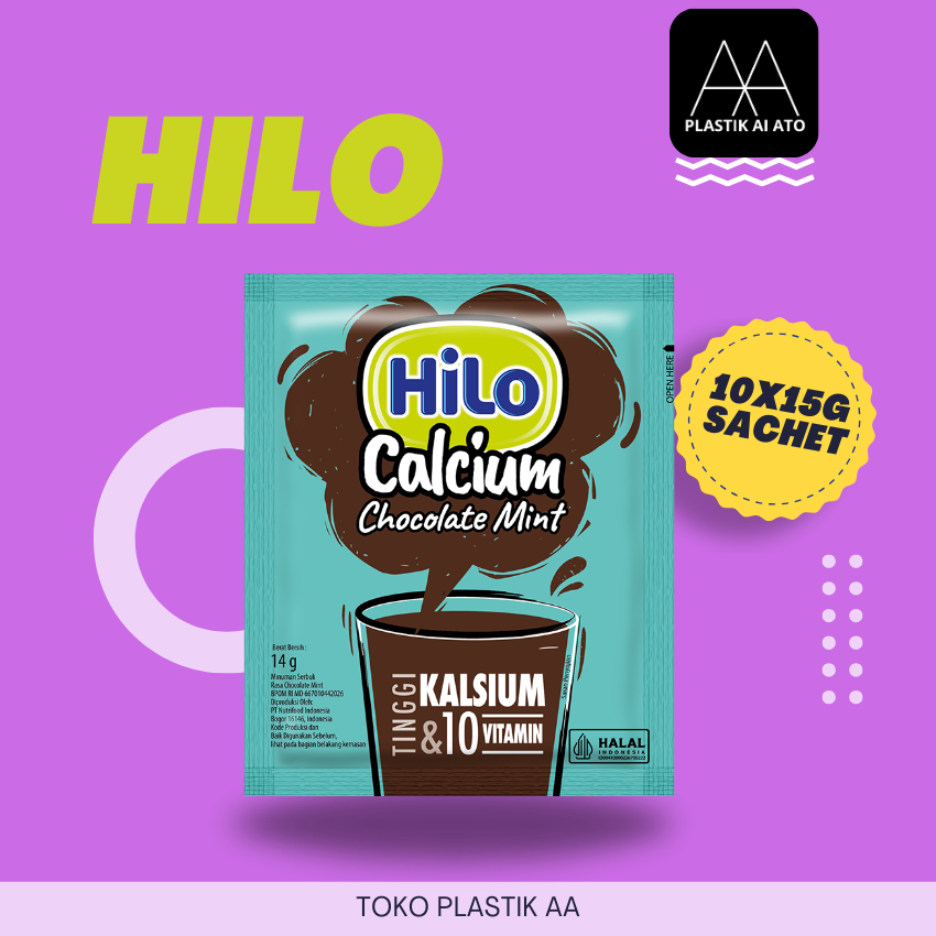 

HILO CHOCOLATE mint 10 sachet x 15gr / Hilo Ranceng / saset