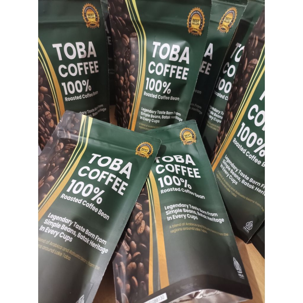 

ROASTEN BEAN 200 GRAM (BIJI KOPI SANGRAI) (TOBA COFFEE 100%) kopi robusta dan arabika sumatera asli