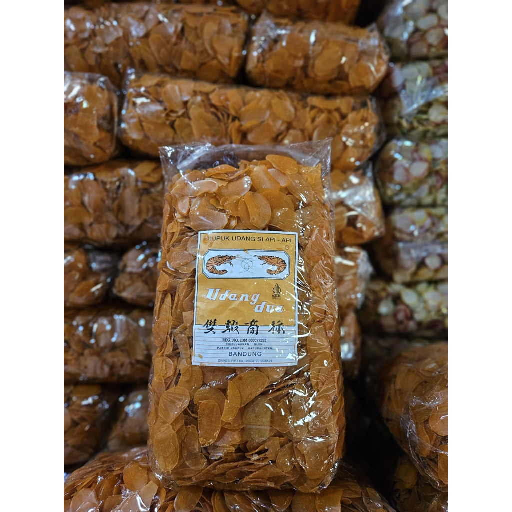 

kerupuk udang dua | kerupuk rasa udang | kerupuk mentah