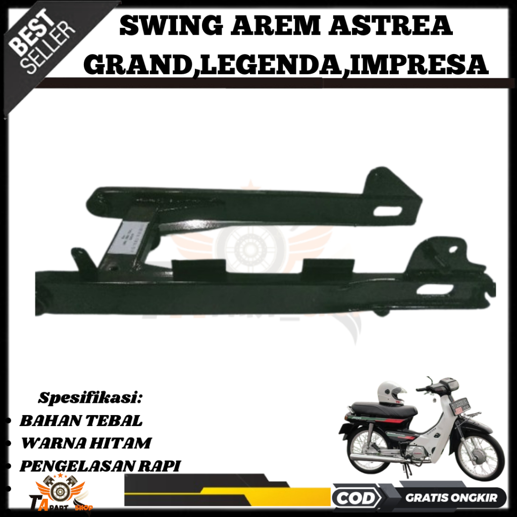 Swing Arem Arm Lengan Ayun Sasis Belakang Motor Asrea Grand Legenda Impresa Grand Bulus