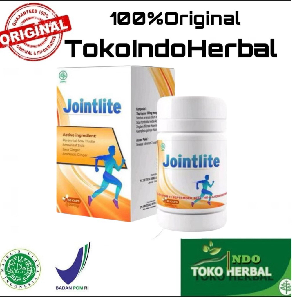 JOINTLITE ASLI ORIGINAL OBAT NYERI SENDI DAN TULANG OSTEOPOROSIS 30 CAPSULE