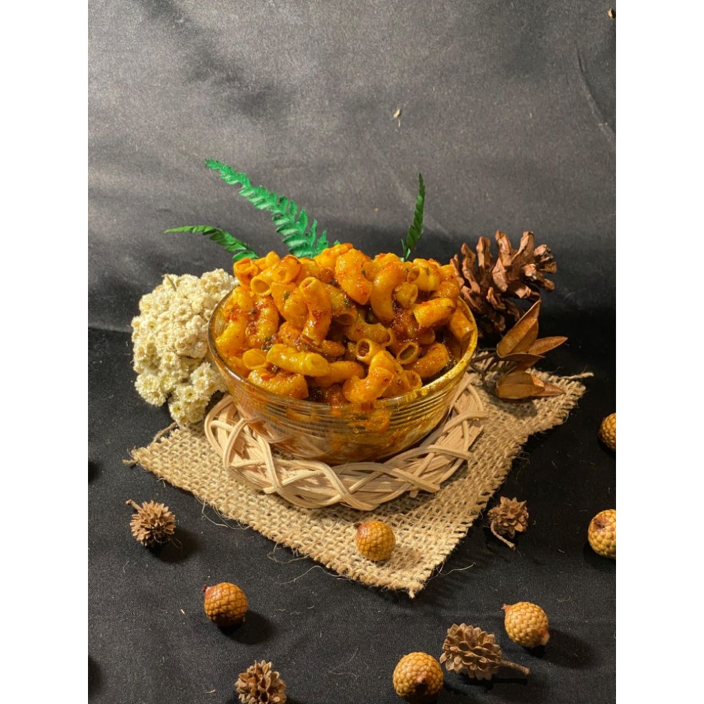 

sebring seblak kering macaroni Kuning Pedas Daun Jeruk