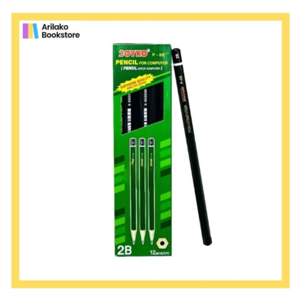 

Joyko P-88 2B Pensil Kayu Hijau