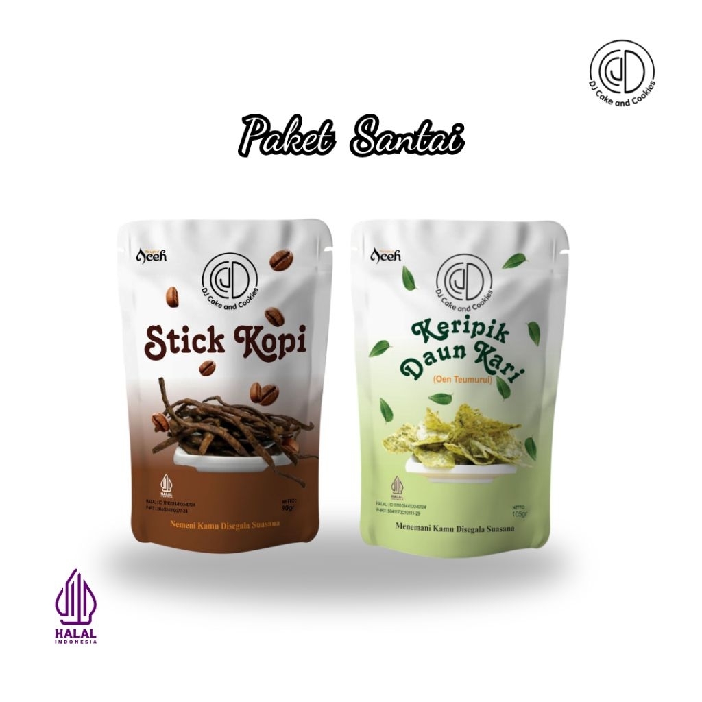 

Paket Santai - Curry Leaf Chips 105gr - Dragon Fruit Chips 90gr