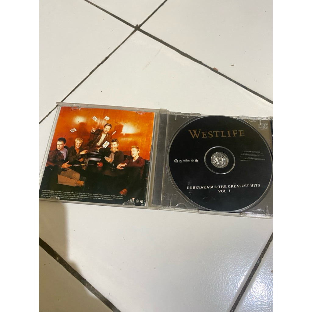 Preloved Kaset DVD Westlife Original