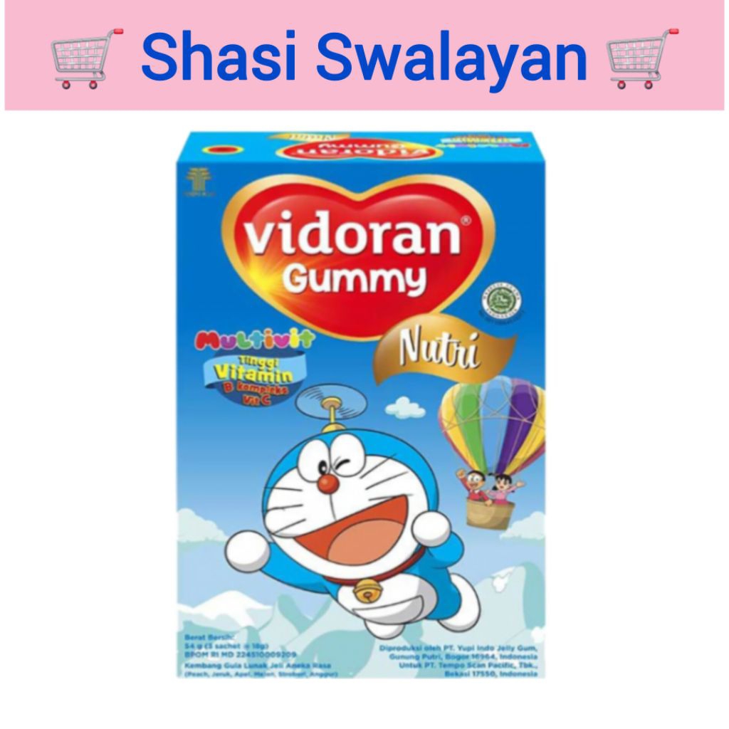 Vidoran Gummy Nutri Multivitamin Anak 54 g