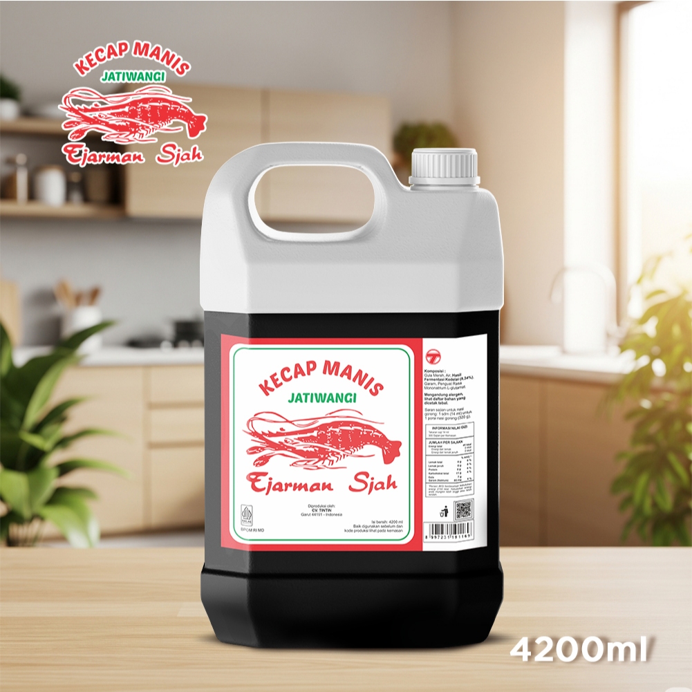 

Jatiwangi Tjarman Sjah Kecap Manis Jerigen 4200ml