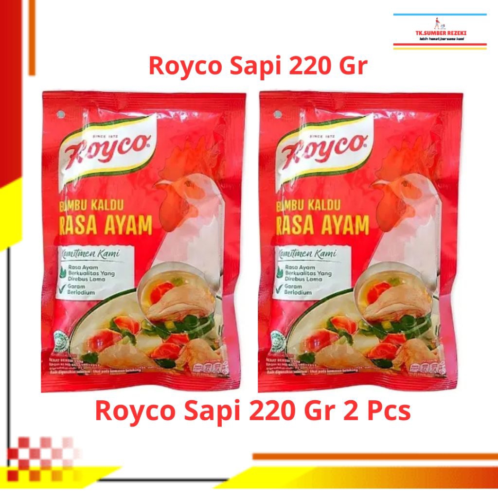 

[PAKET HEMAT ISI 2] Royco Bumbu Kaldu Penyedap rasa Ayam 220 Gr PROMO MURAH
