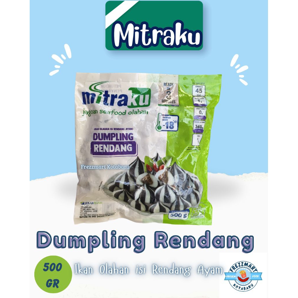 

Mitraku Dumpling Rendang 500 GR Frozen Food Frezzmart Kotabaru