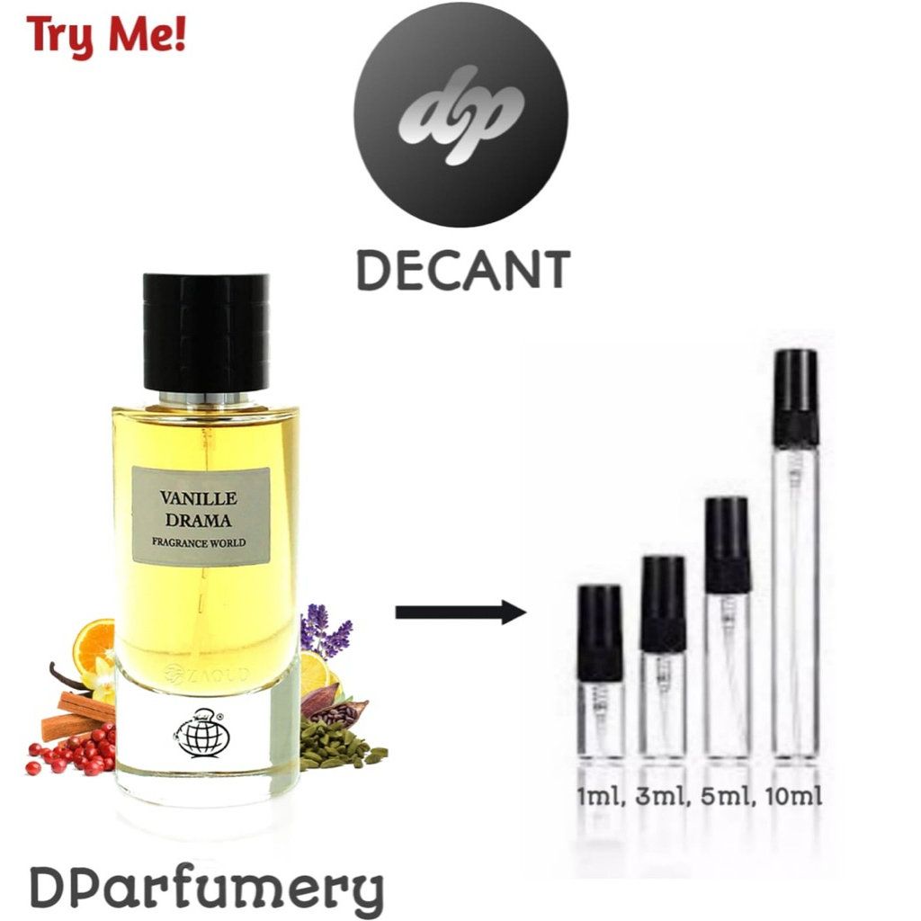 [DECANT] Perfume Fragrance World Vanille Drama 1ml, 3ml, 5ml, 10ml
