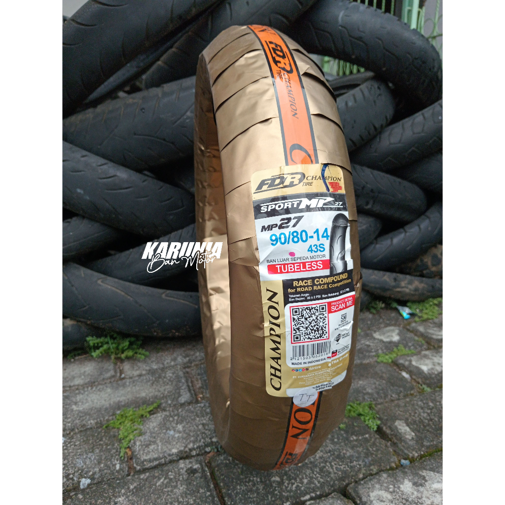 Ban FDR MP27 Champion 90/80-14 Mio Beat vario