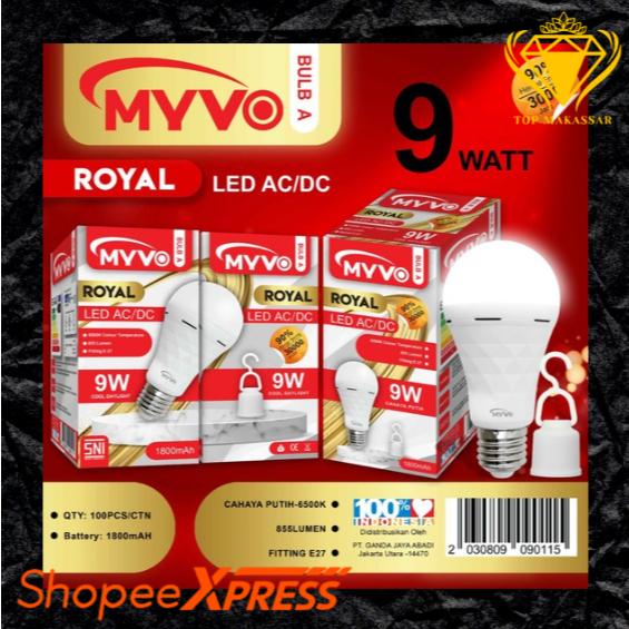 LED EMERGENCY ROYAL MYVO AC / DC