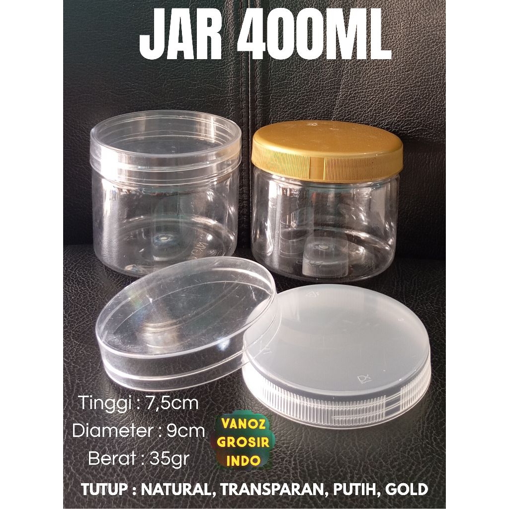 Toples 400ml / Toples Jar 400ml / Toples Plastik 400ml
