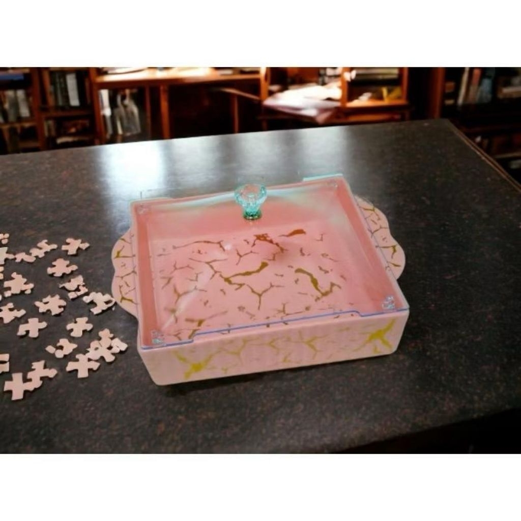 Tempat Kue Segi Marble Vicenza