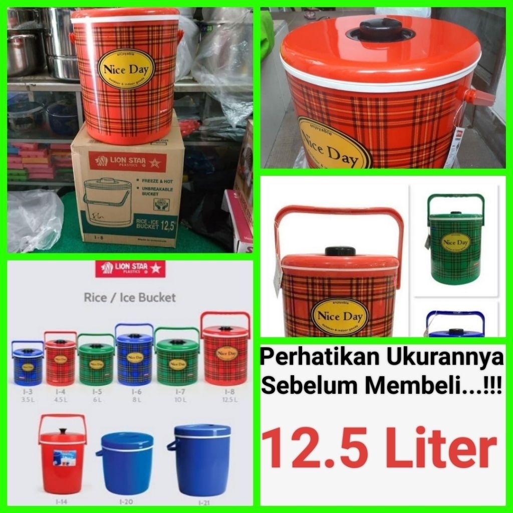 termos nasi termos es Lion Star RICE-ICE BUCKET 12.5 Liter