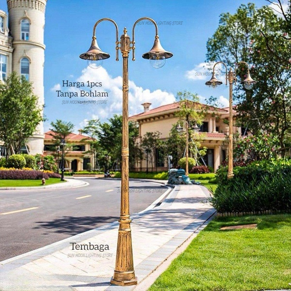 Lampu taman standing tinggi tiang 3meter outdoor waterproof