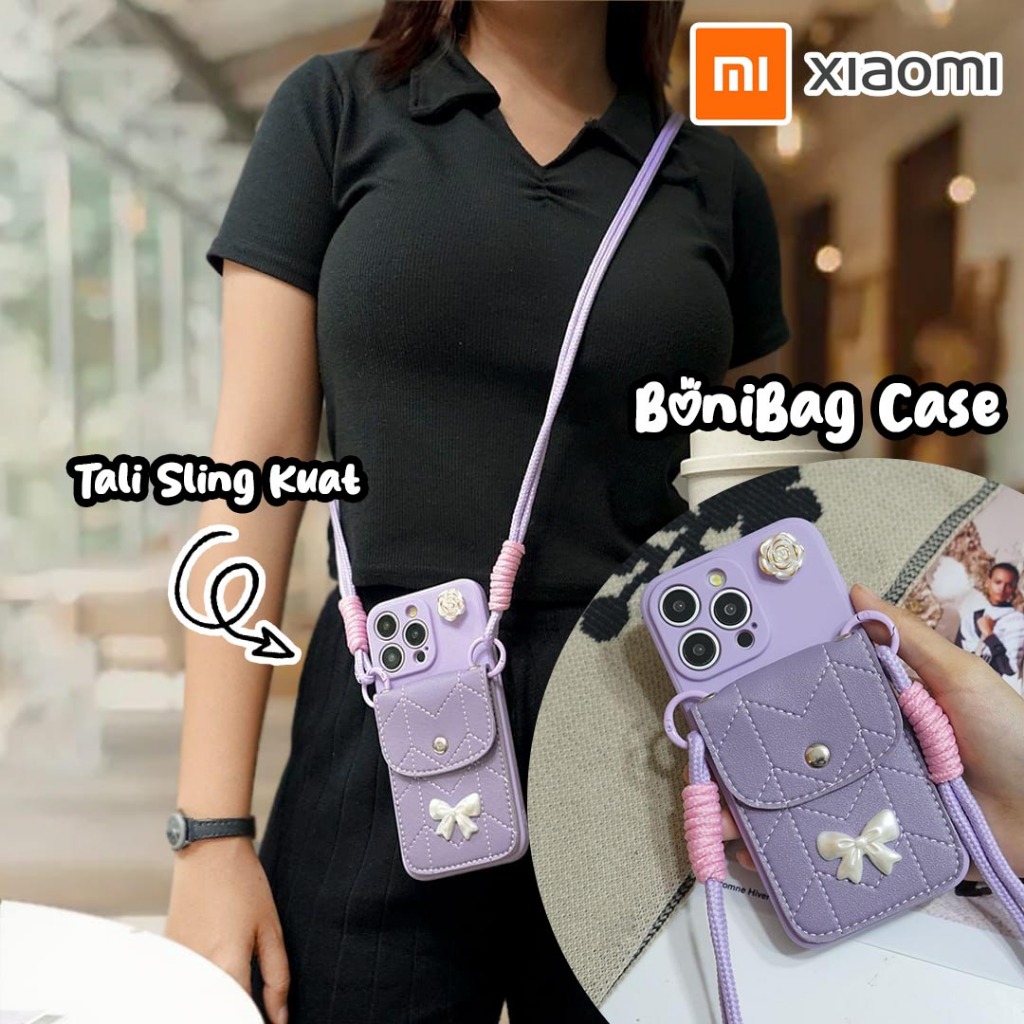 Softcase Sling BoniBag Lilac Pita FOR XIAOMI REDMI 13X POCO X7 PRO 5G POCO M6 12C REDMI 13C 12 NOTE 