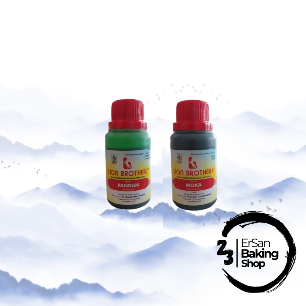 

Pasta Lion Brother/Perisa Lion Brother/Perisa Makanan/Perisa Minuman Pandan & Moka/Pasta Kue 100gr