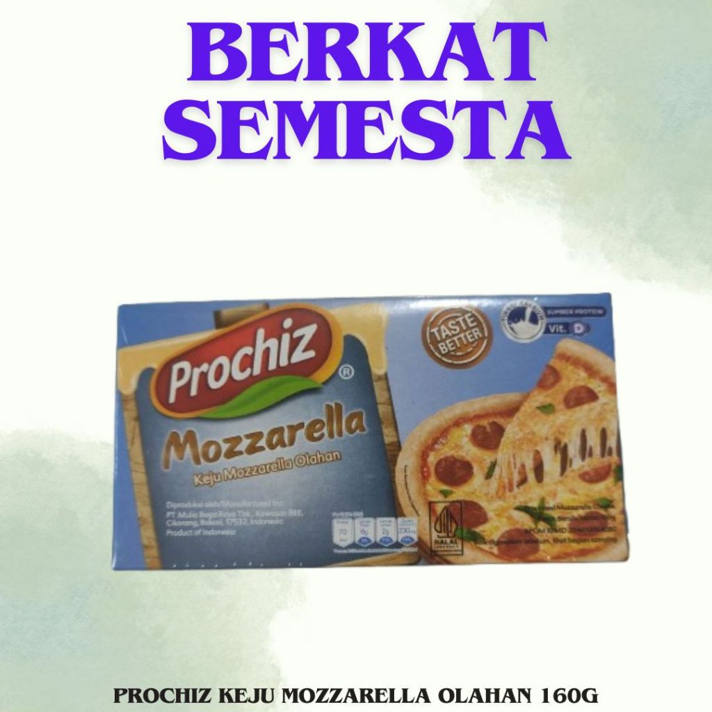 

PROCHIZ KEJU MOZZARELLA OLAHAN 160G