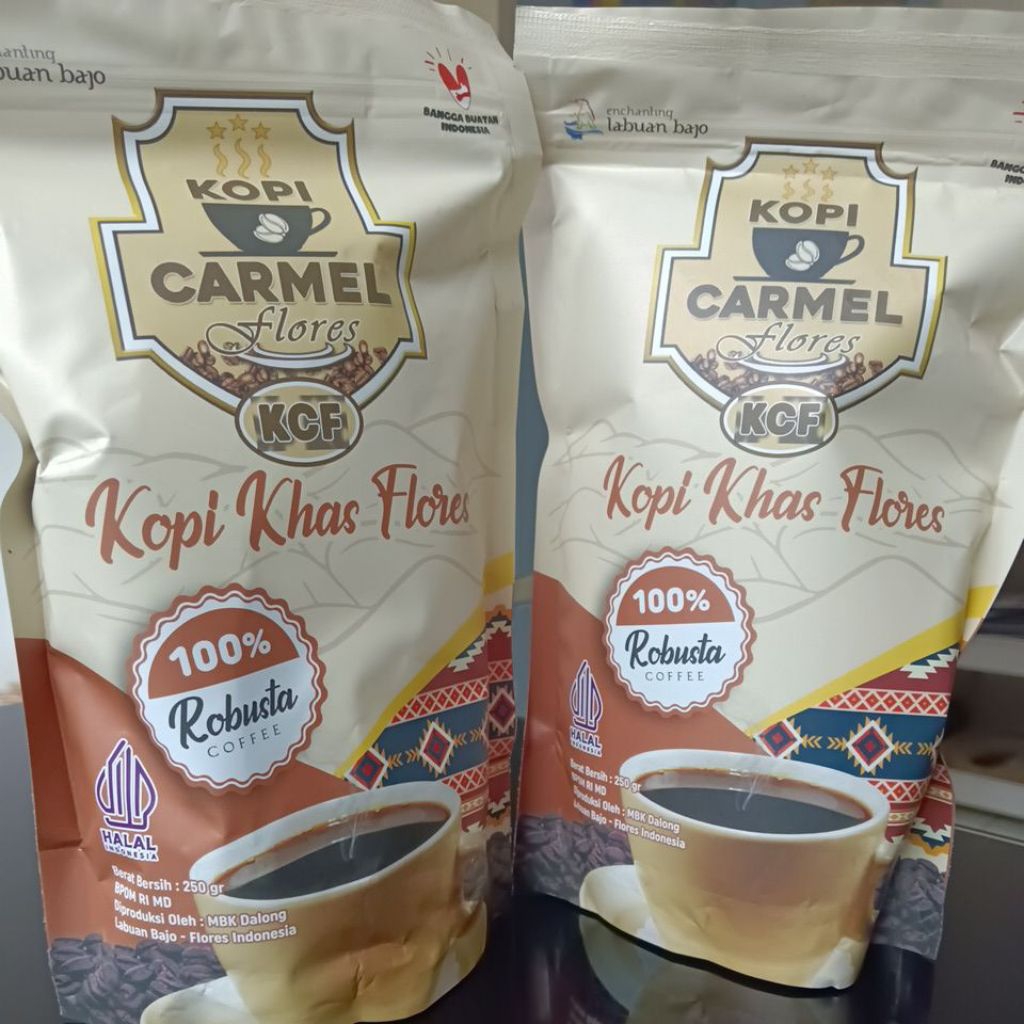 

KOPI CARMEL KHAS FLORES 250 GR
