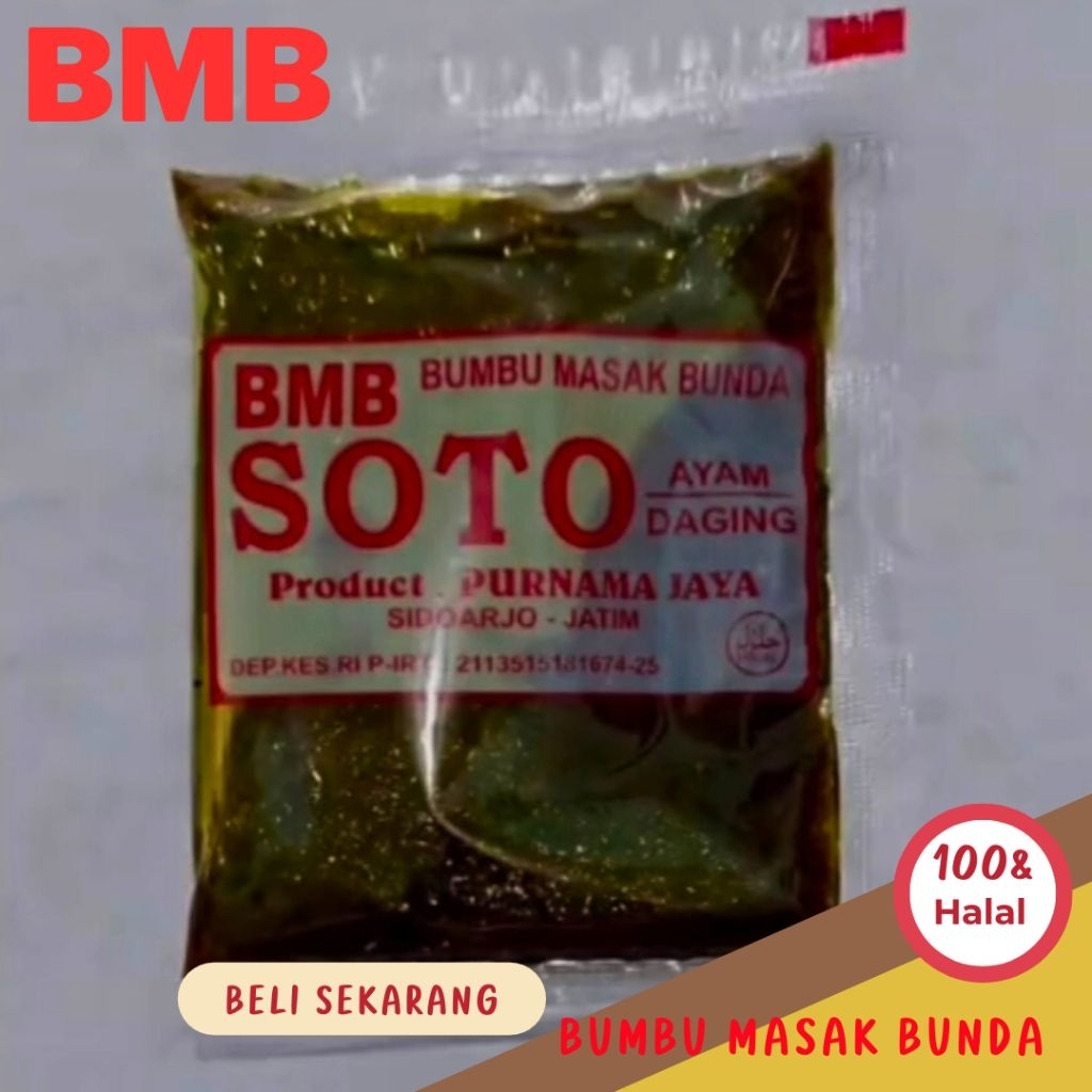 

BMB / BUMBU SOTO / BUMBU MASAK BUNDA / BUMBU INSTAN
