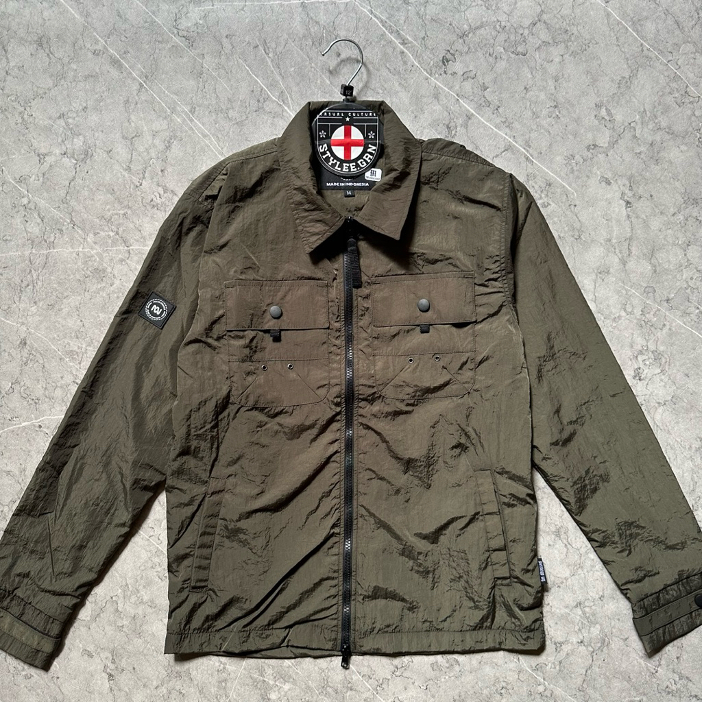 TROUBLEMAKER OVERSHIRT - CONNOISSEUR OLIVE