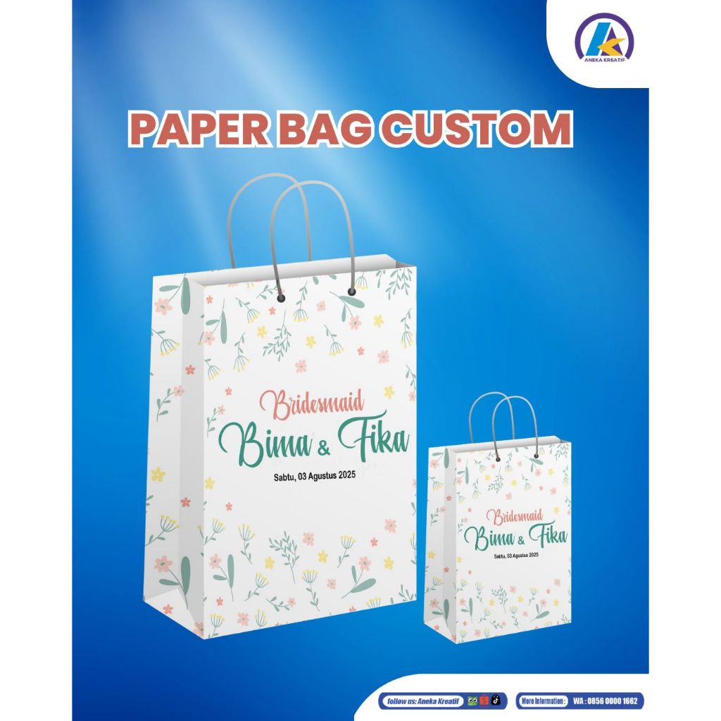 

PAPERBAG CUSTOM - PAPERBAG BRIDESMAID