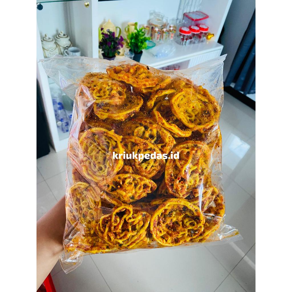 

seblak kerupuk mie/pukmie pedas daun jeruk 1kg 250gr 500gr 100gr