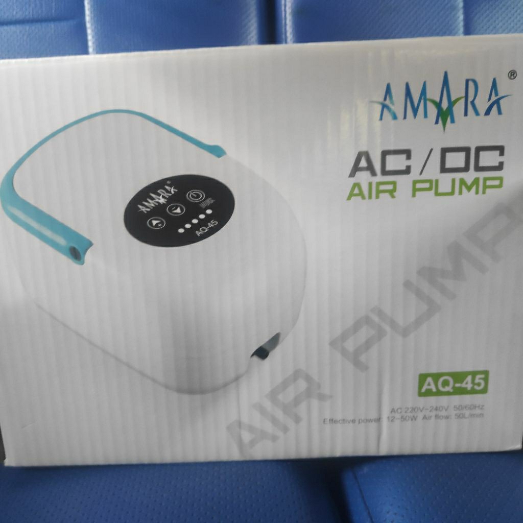 Air Pump AC/DC AMARA AQ 45 Aerator ACDC Kolam Ikan