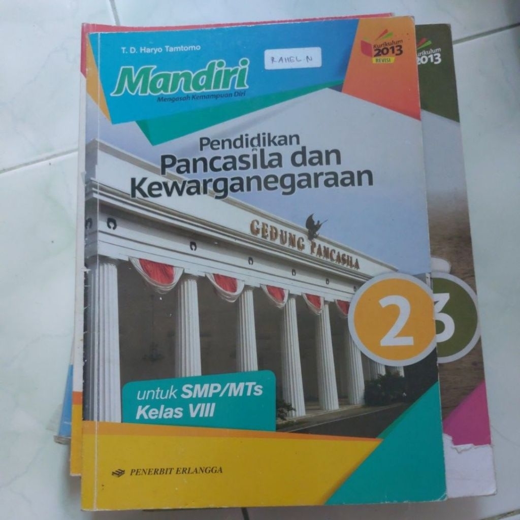Buku erlangga mandiri PKN kelas 2 SMP