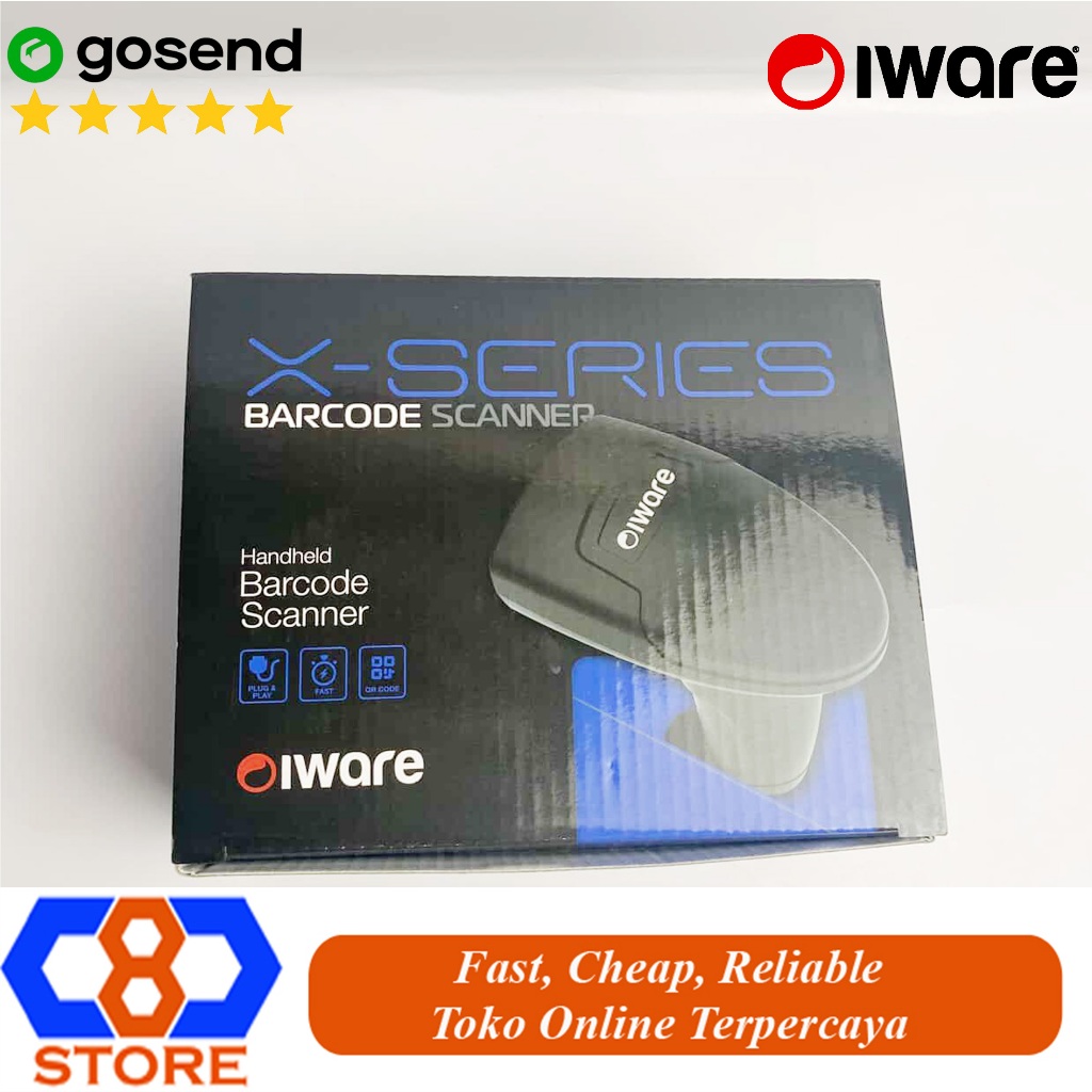 BARCODE SCANNER IWARE 2D WIRELESS BLUETOOTH WIFI X-SERIES