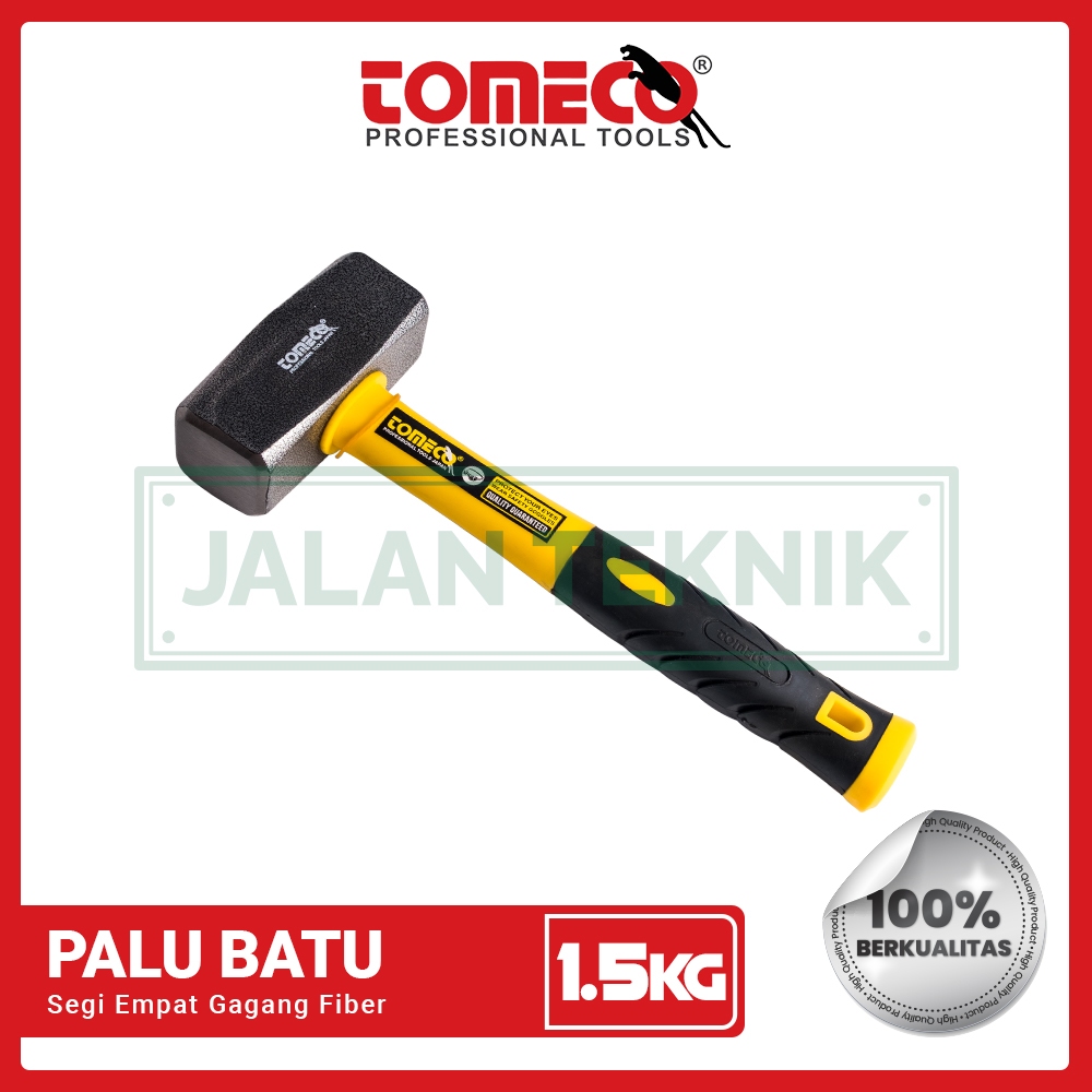 Palu Batu Bodem Tomeco Segi 4 Gagang Pendek