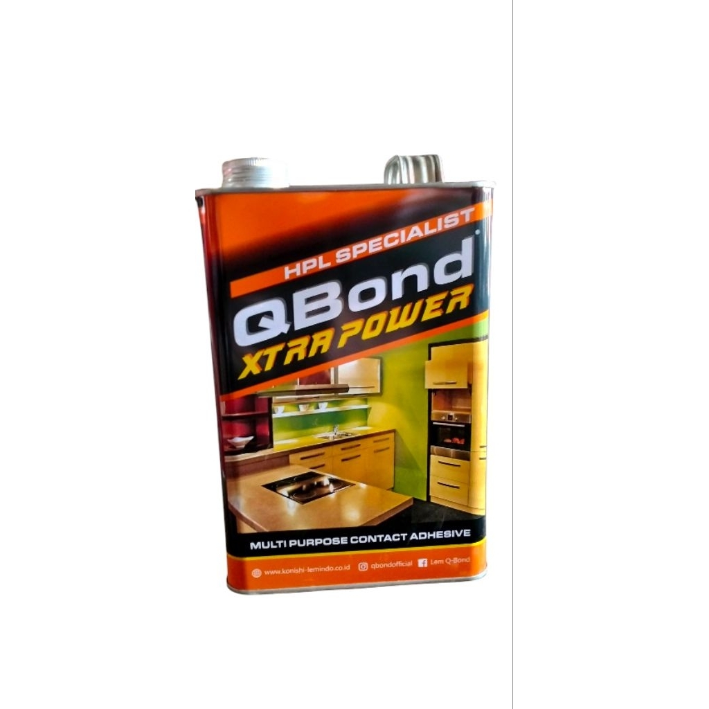 Lem QBond XTRA POWER – Lem Serbaguna Kuat & Tahan Lama untuk HPL, Kayu, Furniture