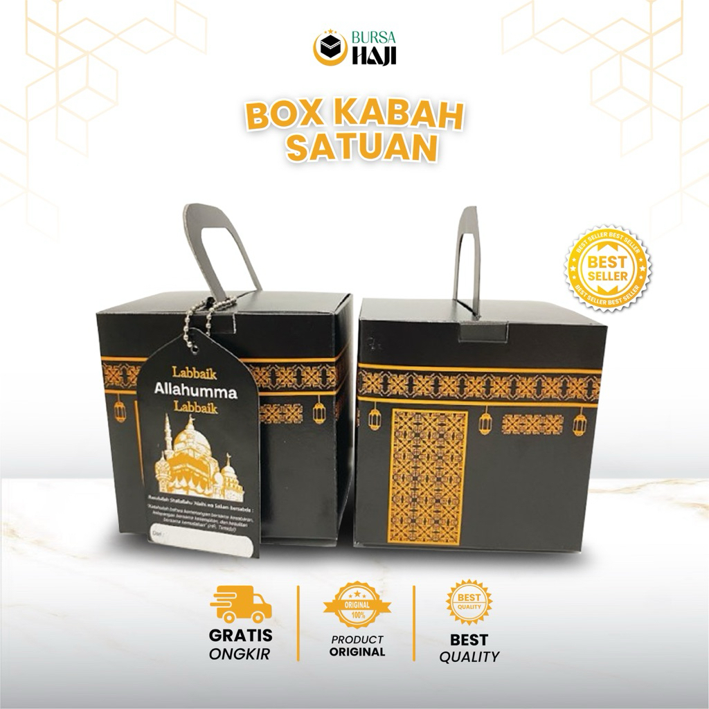 

Dus Box Kabah Satuan Oleh Oleh Haji Umroh Premium Free Hangtag
