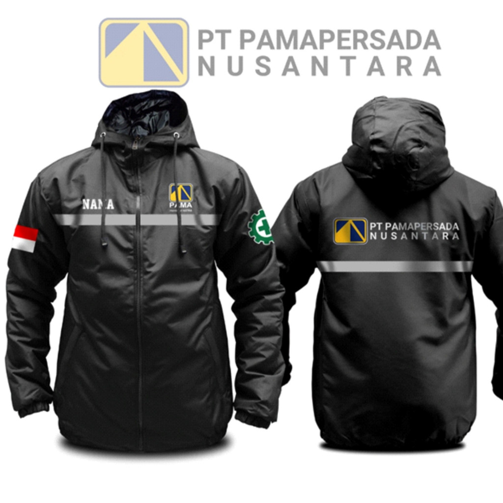 JAKET PT PAMA PERSADA Scotlight Jaket Pria Parasut Semi WF Free Nama Bisa Custom