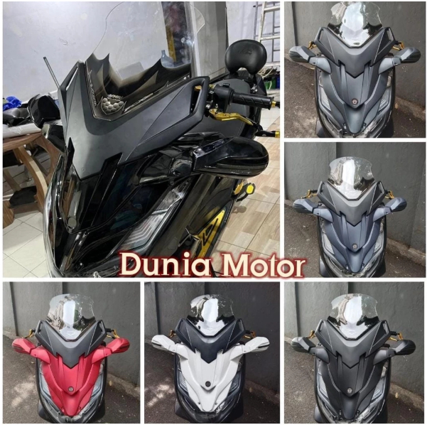 TAMENG DEPAN MHR PCX 160 - TAMENG KEDOK TOPENG LAMPU SET PLUS SPION MHR NEW PCX 160
