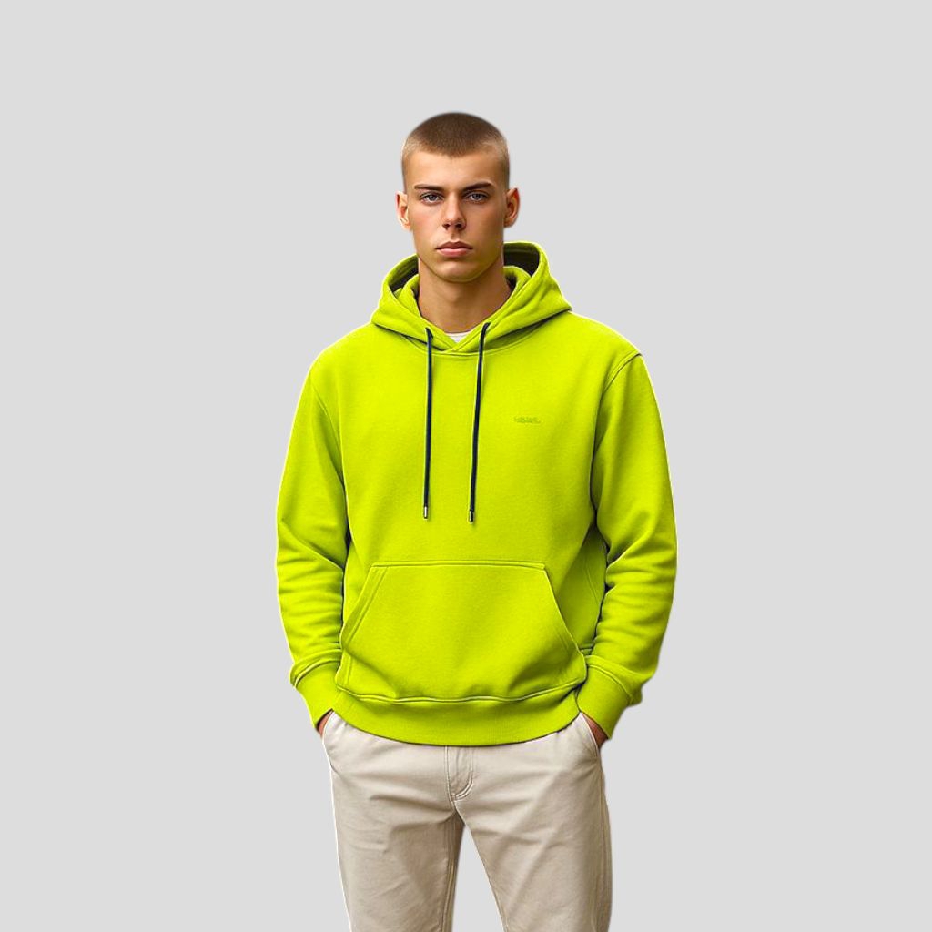 Jaket Hoodie IEBE J1QM8004 Green Matcha