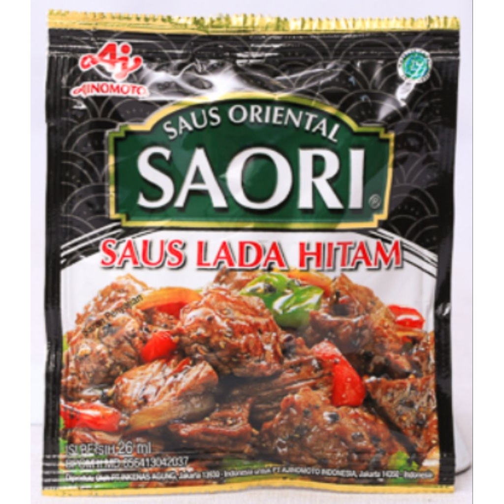 

Saori Saus Lada Hitam 23g