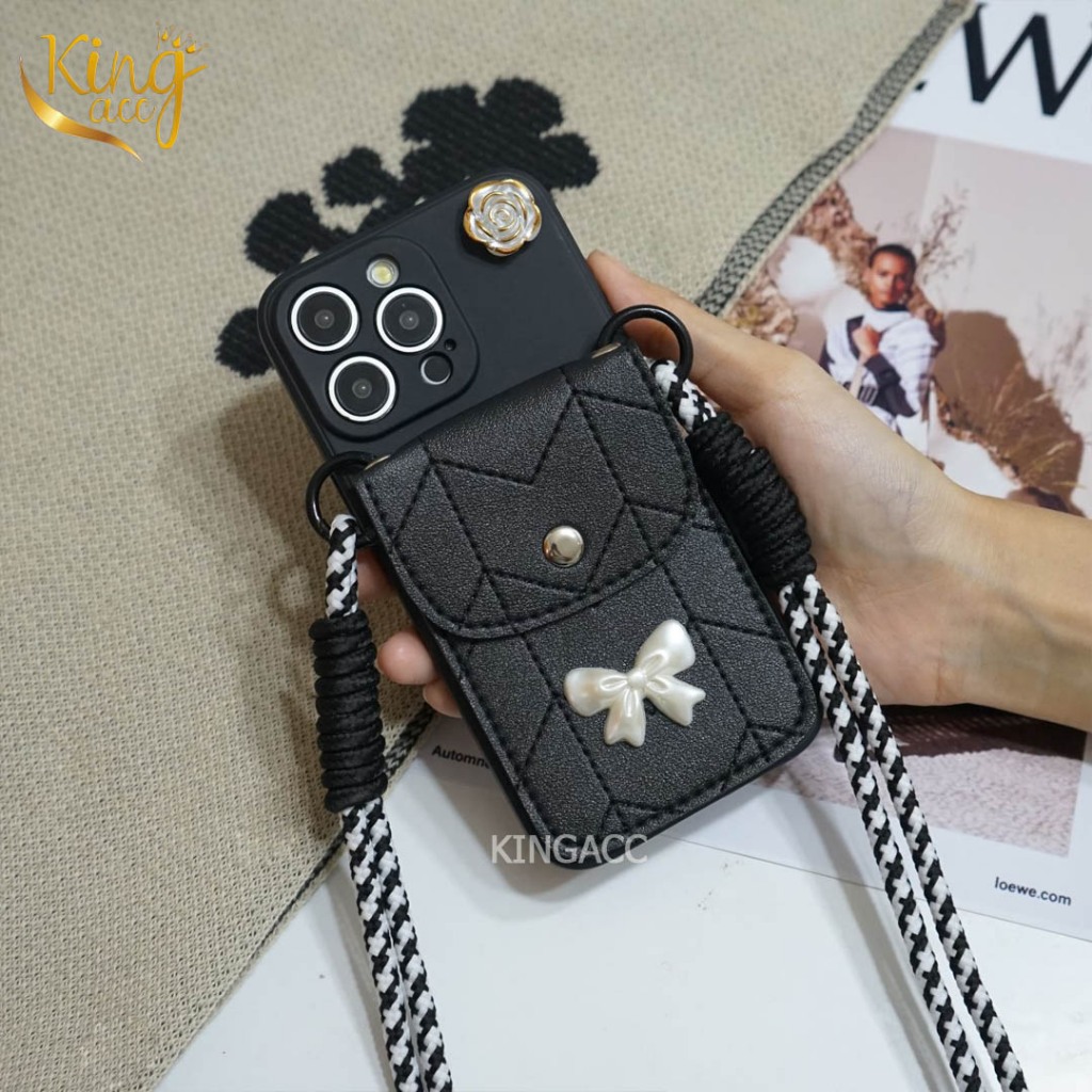 Case Dompet Lucu Untuk Hp OPPO VIVO REALME XIAOMI INFINIX IPHONE SAMSUNG - Bonibag Case
