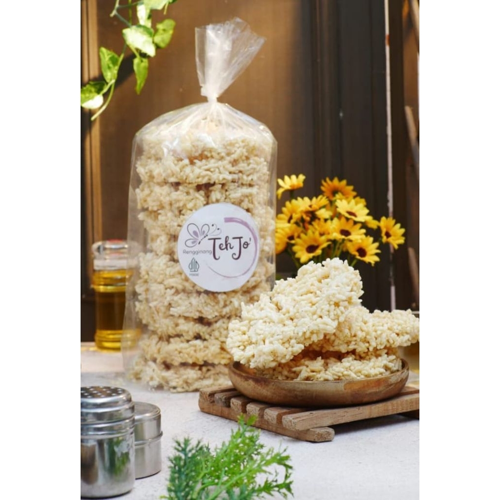 

Kerupuk Rengginang Bulat ukuran Besar Gurih Renyah