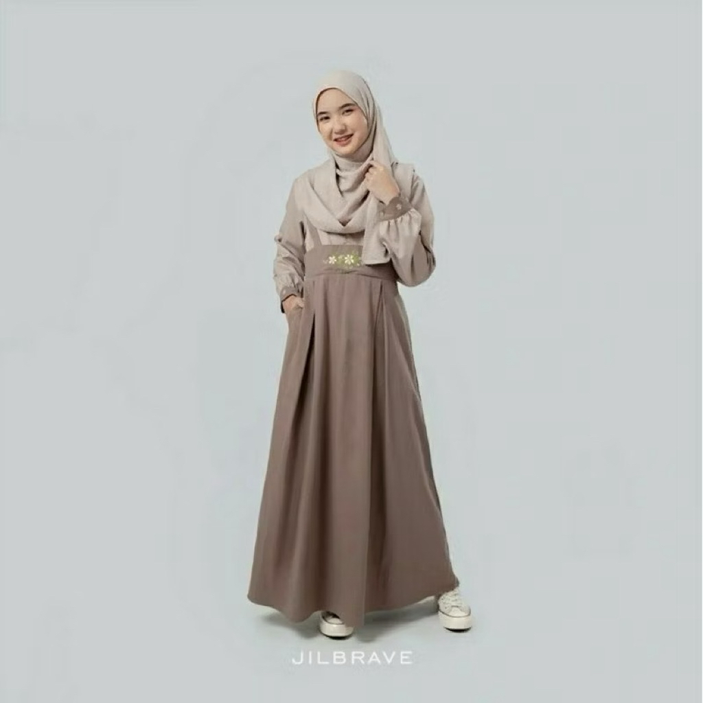 Jilbrave lily overall dan mocha size S BOOKED